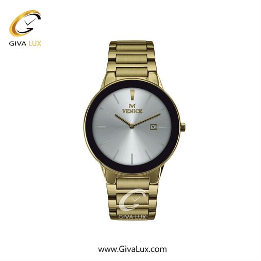 ساعت مچی اورجینال زنانه ونیز مشکی-طلایی | طلایی| نقره ای| کد رفرنس V801192101