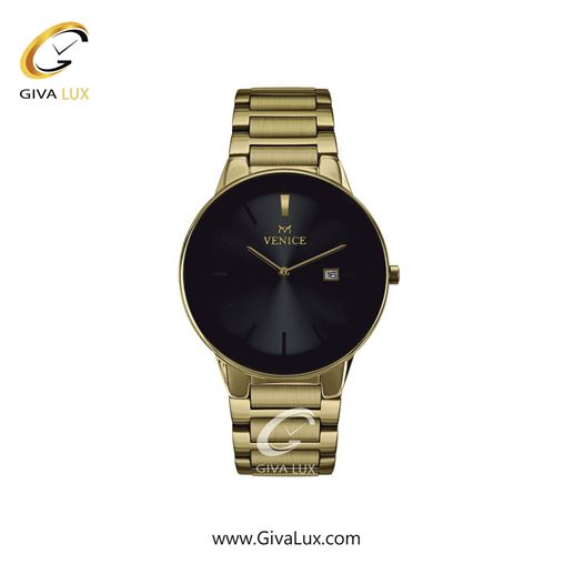 ساعت مچی اورجینال زنانه ونیز طلایی-مشکی | طلایی| مشکی| کد رفرنس V801192501