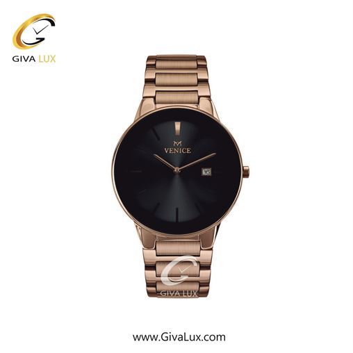 ساعت مچی اورجینال زنانه ونیز رزگلد-مشکی | رزگلد| مشکی| کد رفرنس V801193401
