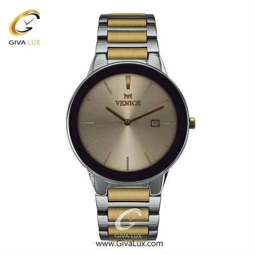 ساعت مچی اورجینال مردانه ونیز مشکی-نقره ای | نقره ای-طلایی| خاکی| کد رفرنس V801195402