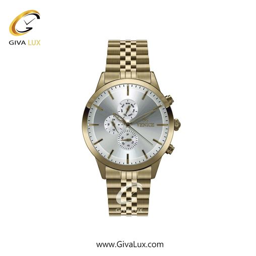 ساعت مچی اورجینال زنانه ونیز سه موتوره فول تایم طلایی | طلایی| نقره ای| کد رفرنس V801202101