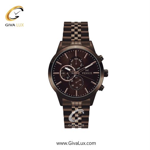 ساعت مچی اورجینال زنانه ونیز سه موتوره فول تایم کافی | کافی| کافی| کد رفرنس V801233901