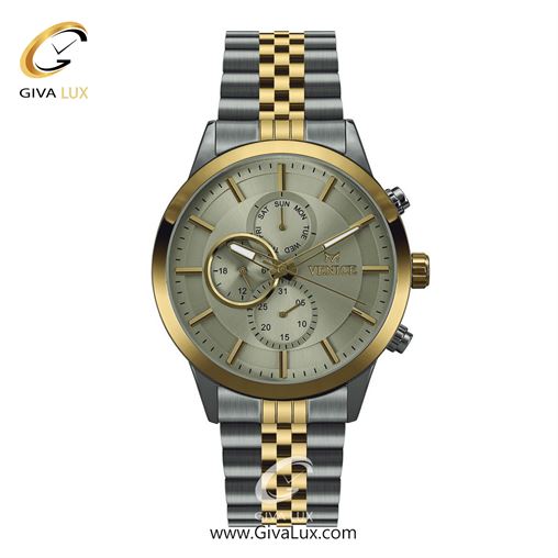 ساعت مچی اورجینال مردانه ونیز سه موتوره فول تایم طلایی-نقره ای | نقره ای-طلایی| دودی|تیتانیوم| کد رفرنس V801235302