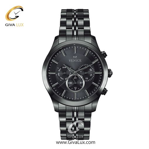 ساعت مچی اورجینال مردانه ونیز سه موتوره فول تایم تیتانیوم | تیتانیوم| دودی|تیتانیوم| کد رفرنس V801264602