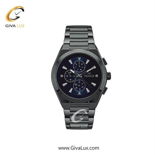 ساعت مچی اورجینال زنانه ونیز سه موتوره فول تایم تیتانیوم | تیتانیوم| سرمه ای| کد رفرنس V801274801