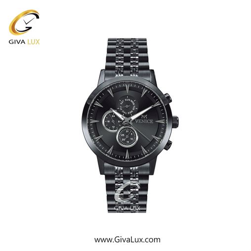 ساعت مچی اورجینال زنانه ونیز سه موتوره فول تایم تیتانیوم | تیتانیوم| دودی|تیتانیوم| کد رفرنس V801284601
