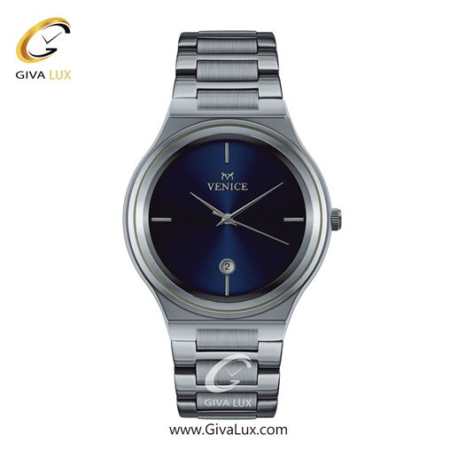 ساعت مچی اورجینال مردانه ونیز نقره ای | نقره ای| سرمه ای| کد رفرنس V801311402