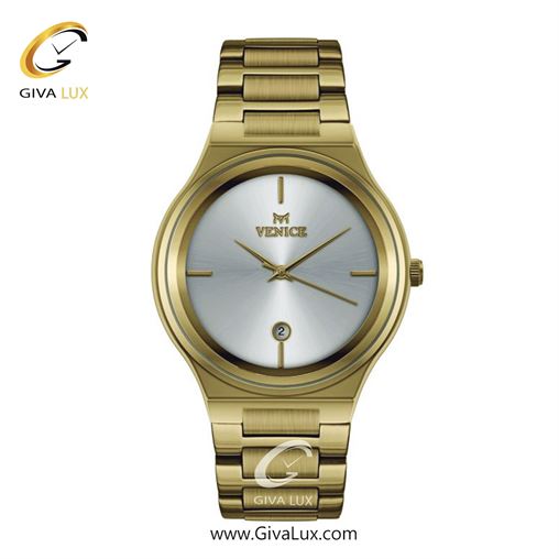 ساعت مچی اورجینال مردانه ونیز طلایی | طلایی| نقره ای| کد رفرنس V801312102