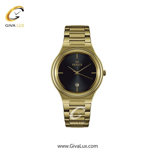 ساعت مچی اورجینال زنانه ونیز طلایی | طلایی| مشکی| کد رفرنس V801312501