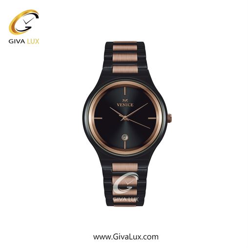 ساعت مچی اورجینال زنانه ونیز رزگلد-مشکی | رزگلد-مشکی| مشکی| کد رفرنس V801316701