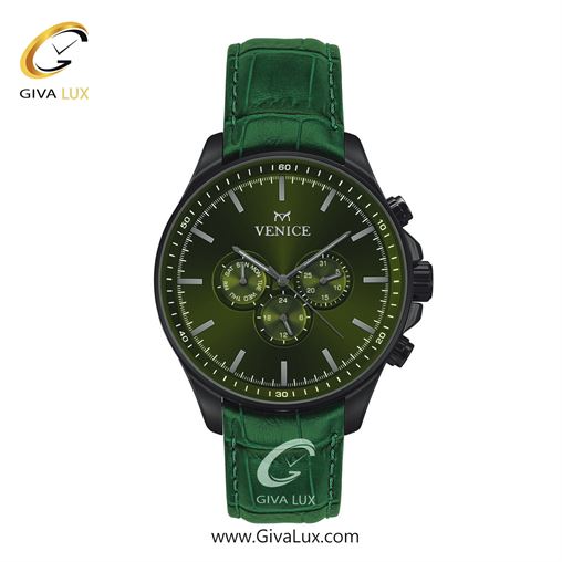 ساعت مچی اورجینال مردانه ونیز سه موتوره فول تایم مشکی | سبز| زیتونی| کد رفرنس V801394502