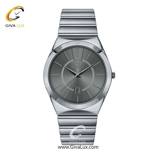 ساعت مچی اورجینال مردانه ونیز نقره ای | نقره ای| دودی|تیتانیوم| کد رفرنس V801401202