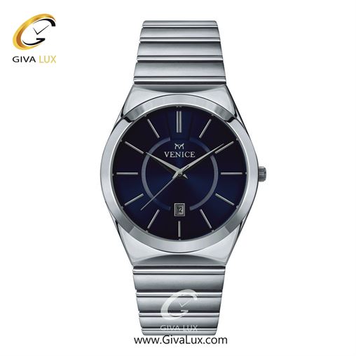 ساعت مچی اورجینال مردانه ونیز نقره ای | نقره ای| سرمه ای| کد رفرنس V801401402