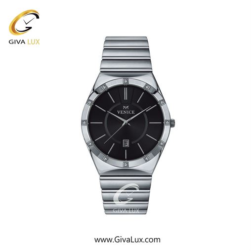 ساعت مچی اورجینال زنانه ونیز نقره ای | نقره ای| مشکی| کد رفرنس V801401501