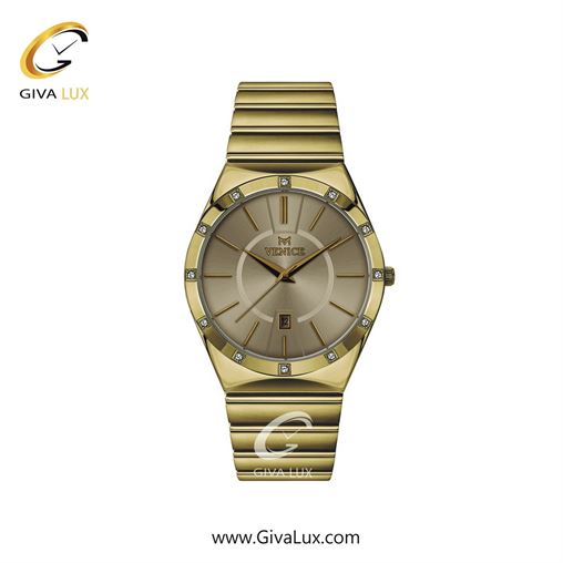 ساعت مچی اورجینال زنانه ونیز طلایی | طلایی| طلایی| کد رفرنس V801402001