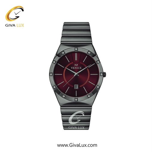 ساعت مچی اورجینال زنانه ونیز تیتانیوم | تیتانیوم| زرشکی| کد رفرنس V801404701