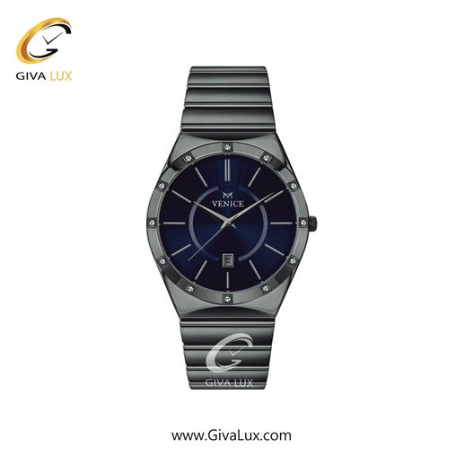 ساعت مچی اورجینال زنانه ونیز تیتانیوم | تیتانیوم| سرمه ای| کد رفرنس V801404801