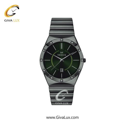 ساعت مچی اورجینال زنانه ونیز تیتانیوم | تیتانیوم| سبز یشمی تیره| کد رفرنس V801404901