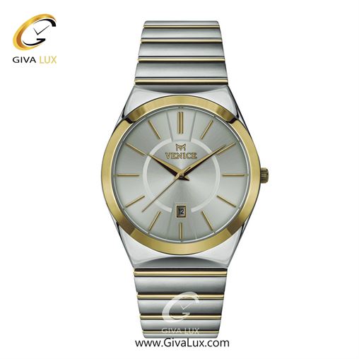 ساعت مچی اورجینال مردانه ونیز نقره ای-طلایی | طلایی-نقره ای| نقره ای| کد رفرنس V801405202