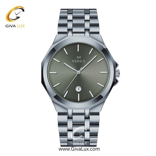 ساعت مچی اورجینال مردانه ونیز نقره ای | نقره ای| دودی|تیتانیوم| کد رفرنس V801451202