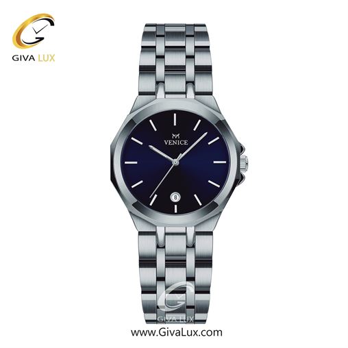 ساعت مچی اورجینال زنانه ونیز نقره ای | نقره ای| سرمه ای| کد رفرنس V801451401