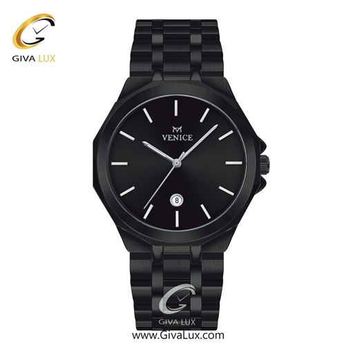 ساعت مچی اورجینال مردانه ونیز تیتانیوم | تیتانیوم(زغالی)| مشکی| کد رفرنس V801454102