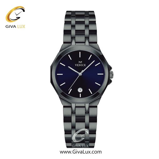 ساعت مچی اورجینال زنانه ونیز تیتانیوم | تیتانیوم| سرمه ای| کد رفرنس V801454801