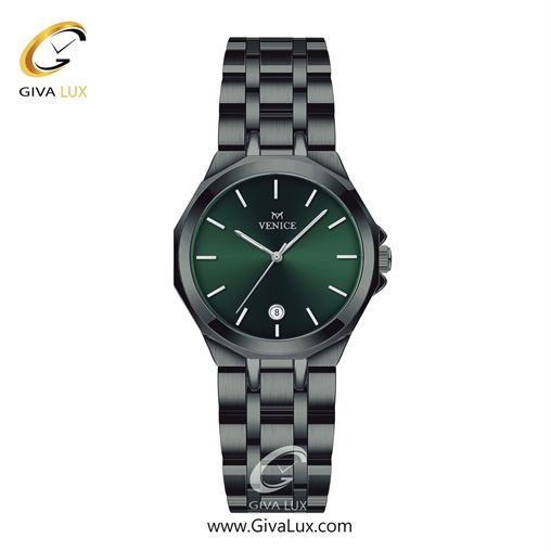 ساعت مچی اورجینال زنانه ونیز تیتانیوم | تیتانیوم| سبز یشمی تیره| کد رفرنس V801454901