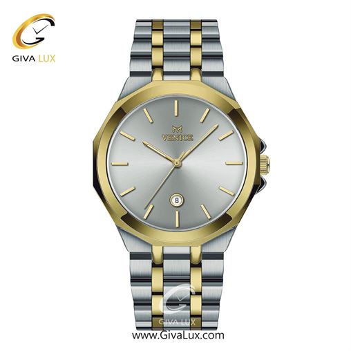 ساعت مچی اورجینال مردانه ونیز طلایی-نقره ای | طلایی-نقره ای| نقره ای| کد رفرنس V801455202