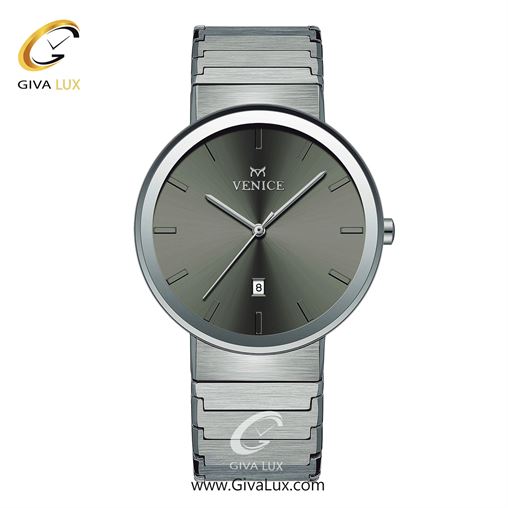 ساعت مچی اورجینال مردانه ونیز نقره ای | نقره ای| دودی|تیتانیوم| کد رفرنس V801461202