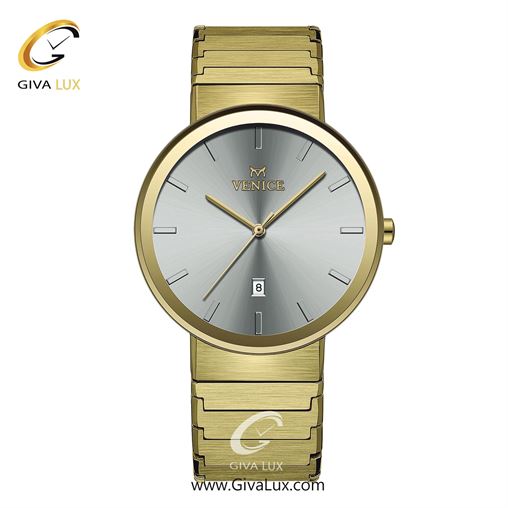 ساعت مچی اورجینال مردانه ونیز طلایی | طلایی| نقره ای| کد رفرنس V801462102