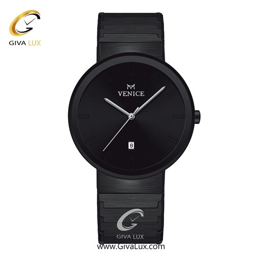 ساعت مچی اورجینال مردانه ونیز تیتانیوم | تیتانیوم(زغالی)| مشکی| کد رفرنس V801464102
