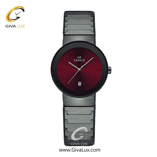 ساعت مچی اورجینال زنانه ونیز تیتانیوم | تیتانیوم| زرشکی| کد رفرنس V801464701