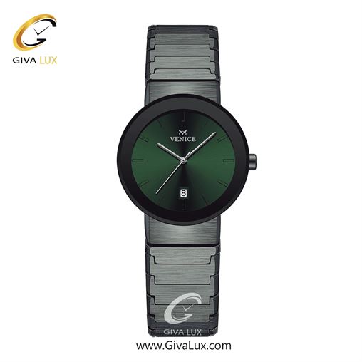 ساعت مچی اورجینال زنانه ونیز تیتانیوم | تیتانیوم| سبز یشمی تیره| کد رفرنس V801464901