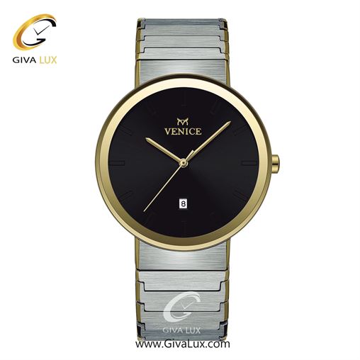ساعت مچی اورجینال مردانه ونیز طلایی | نقره ای| مشکی| کد رفرنس V801465402