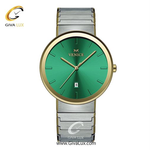 ساعت مچی اورجینال مردانه ونیز طلایی | نقره ای| سبز| کد رفرنس V801465712