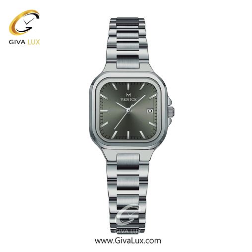 ساعت مچی اورجینال زنانه ونیز نقره ای | نقره ای| دودی|تیتانیوم| کد رفرنس V801471201