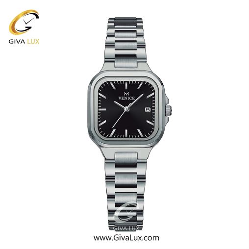 ساعت مچی اورجینال زنانه ونیز نقره ای | نقره ای| مشکی| کد رفرنس V801471501