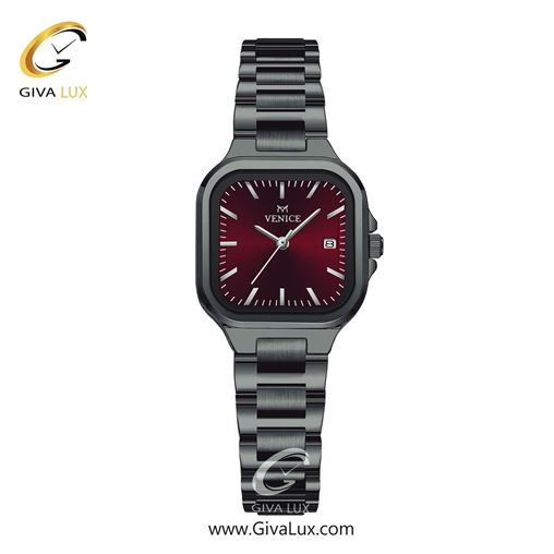 ساعت مچی اورجینال زنانه ونیز تیتانیوم | تیتانیوم| زرشکی| کد رفرنس V801474701