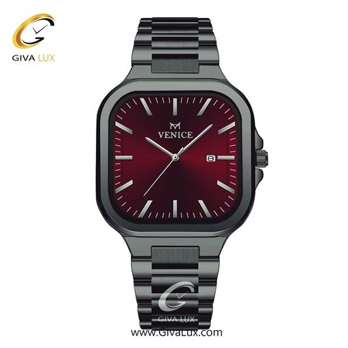 ساعت مچی اورجینال مردانه ونیز تیتانیوم | تیتانیوم| زرشکی| کد رفرنس V801474702