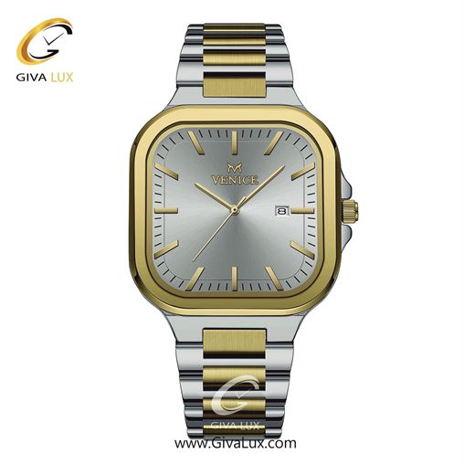 ساعت مچی اورجینال مردانه ونیز نقره ای-طلایی | نقره ای-طلایی| نقره ای| کد رفرنس V801475202