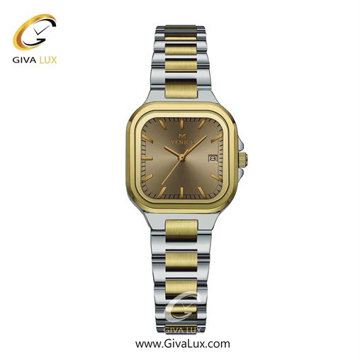 ساعت مچی اورجینال زنانه ونیز طلایی-نقره ای | نقره ای-طلایی| خاکی| کد رفرنس V801475401