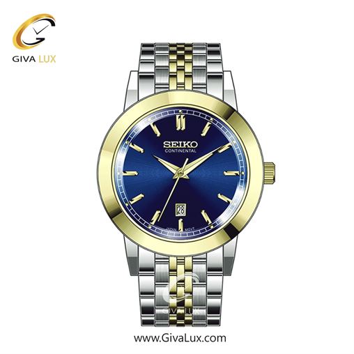 ساعت مچی اورجینال زنانه سیکو (کانتیننتال) | Seiko (Continental)  طلایی-نقره ای | طلایی-نقره ای| سرمه ای| کد رفرنس 0405