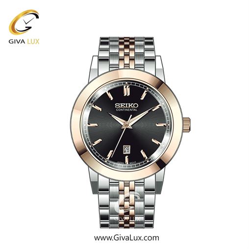 ساعت مچی اورجینال زنانه سیکو (کانتیننتال) | Seiko (Continental)  نقره ای-رزگلد | رزگلد-نقره ای| مشکی| کد رفرنس 0405