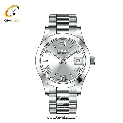 ساعت مچی اورجینال زنانه سیکو (کانتیننتال) | Seiko (Continental)  نقره ای | نقره ای| نقره ای| کد رفرنس 0406