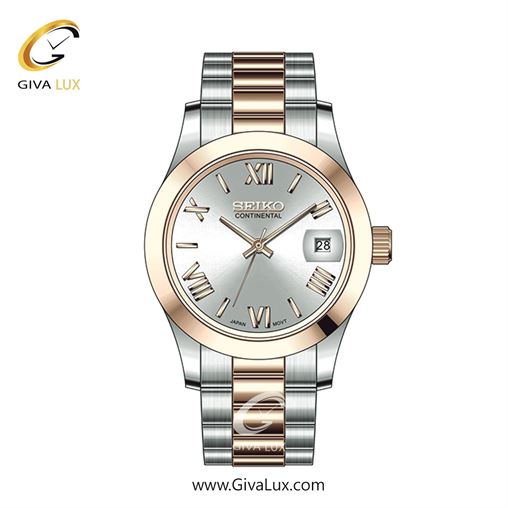 ساعت مچی اورجینال زنانه سیکو (کانتیننتال) | Seiko (Continental)  رزگلد-نقره ای | رزگلد-نقره ای| نقره ای| کد رفرنس 0406