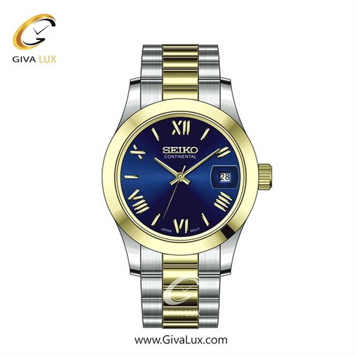 ساعت مچی اورجینال زنانه سیکو (کانتیننتال) | Seiko (Continental)  نقره ای-طلایی | طلایی-نقره ای| سرمه ای| کد رفرنس 0406