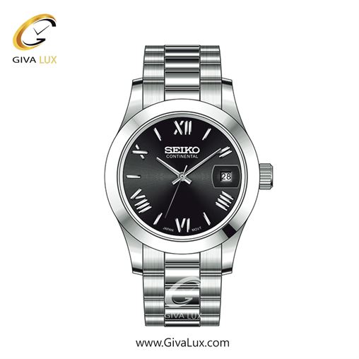 ساعت مچی اورجینال زنانه سیکو (کانتیننتال) | Seiko (Continental)  نقره ای | نقره ای| مشکی| کد رفرنس 0406