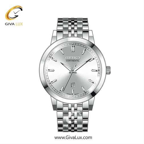 ساعت مچی اورجینال مردانه سیکو (کانتیننتال) | Seiko (Continental)  نقره ای | نقره ای| نقره ای| کد رفرنس 0405