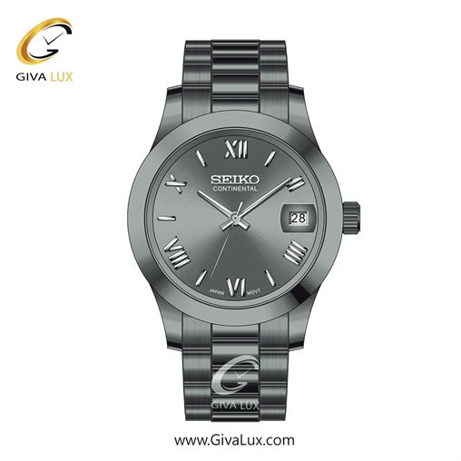 ساعت مچی اورجینال مردانه سیکو (کانتیننتال) | Seiko (Continental)  تیتانیوم | تیتانیوم(زغالی)| دودی|تیتانیوم| کد رفرنس 0406